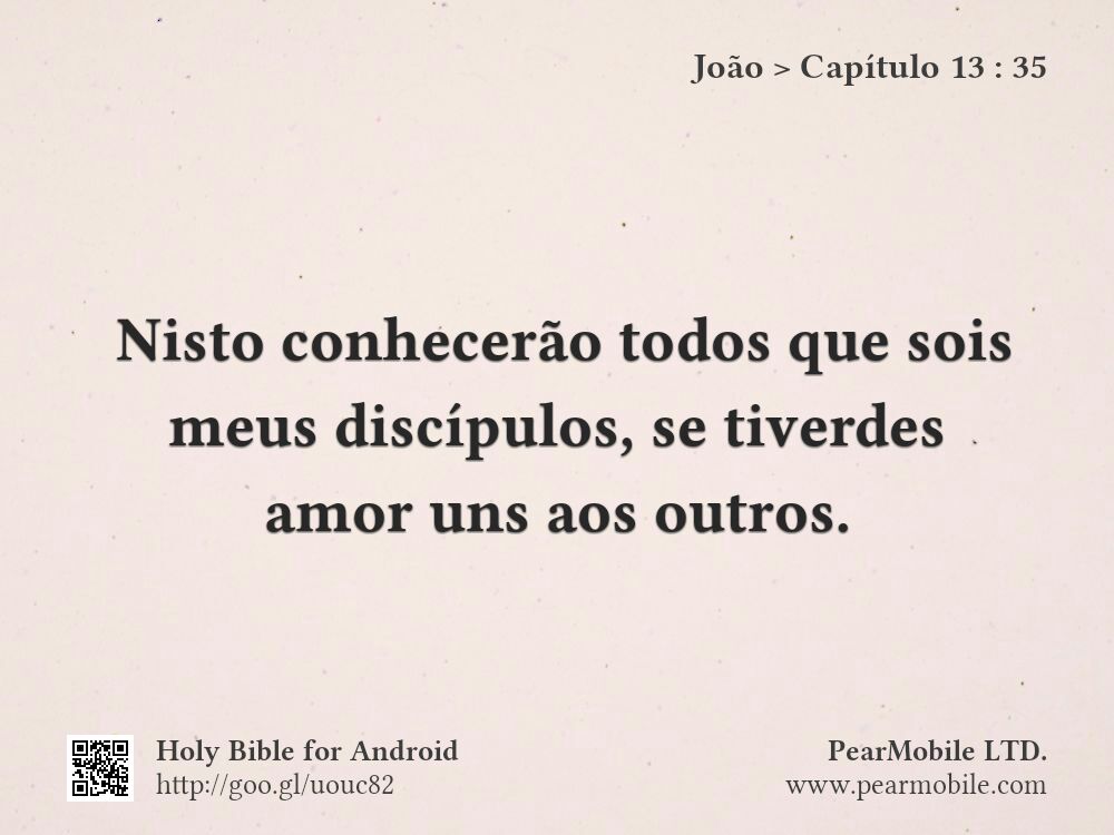 João, Capítulo 13:35
